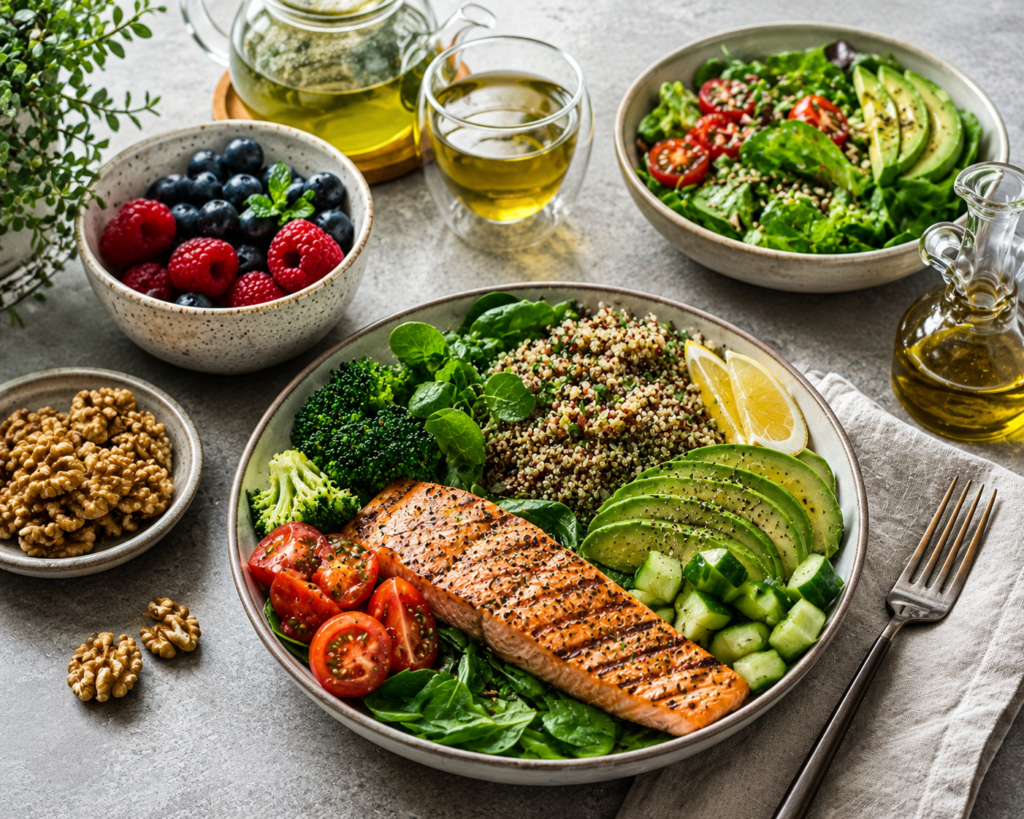 Healthy anti-inflammatory meal